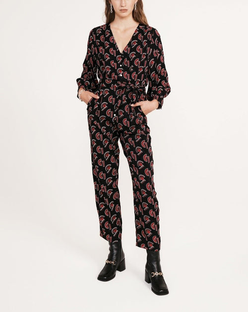 Combi-Pantalon Jonc - Print Fonce - Claudie Pierlot - The Bradery