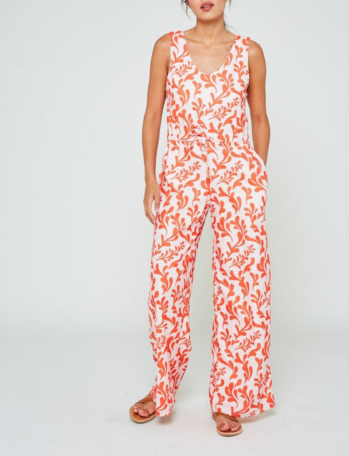 Celine Tiki Jumpsuit - Naranja - Modetrotter - The Bradery