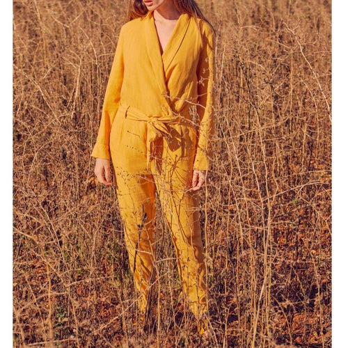 Combinaison Jina Linen - Mimosa - Reiko - The Bradery