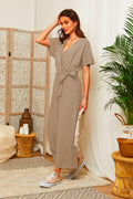Combinaison Taupe - Femme COMBINAISONS Autour Du Lin