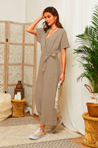 Combinaison Taupe - Femme COMBINAISONS Autour Du Lin