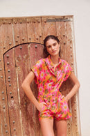 Playsuit Cusco en mezcla de lino - Soi Paris - The Bradery