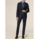 Prince of Wales Pattern Blue Suit - Blue - Prince of Wales Pattern 2-PIECE COSTUME De Fursac