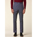 Costume Croisé - Bleu - Fines Rayures Ciel Et Terracota COSTUME 2 PIÈCES De Fursac