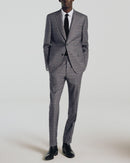 Prince Of Wales Wool Suit - Grey, Molten Prince Of Wales Pattern - De Fursac - The Bradery