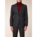 Costume Slim Fit - Gris Anthracite, Prince De Galles - De Fursac - The Bradery