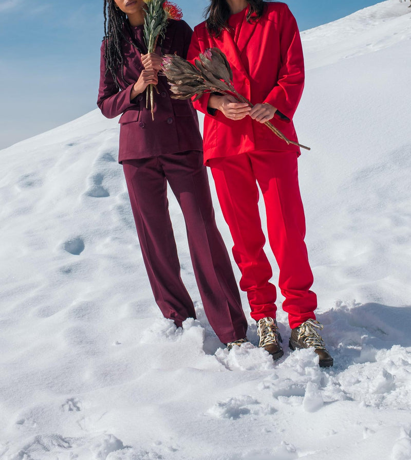 Modetrotter - Veste Valeria Thorens - Bordeaux