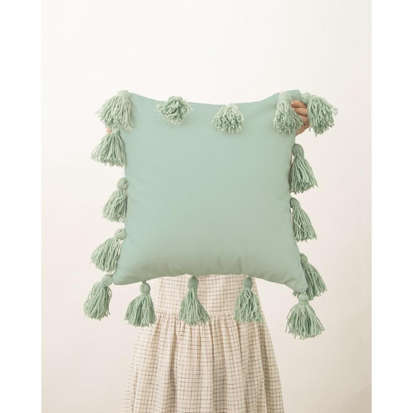 Hana Square Cushion - Green - Really Nice Things - The Bradery