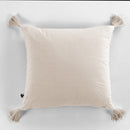 GAÏA Pampa cotton gauze cushion cover with tassels - L'Effet Papillon - The Bradery