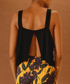Crop Top - Deep Black