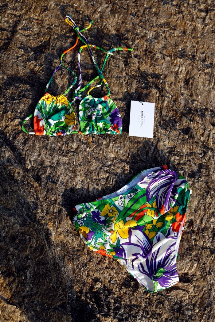 Vito Botanical Bikini Bottoms - Green