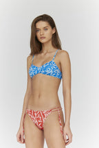 Braguita De Bikini Wood Bamboo - Rojo Lipstick