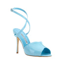 Manolo Blahnik Hourani 105 Sandals - Blue - Woman