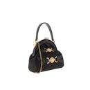 Versace Satin Mini Bag - Black - Woman