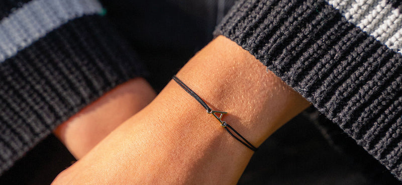 Bracelet G - Doré - Noir