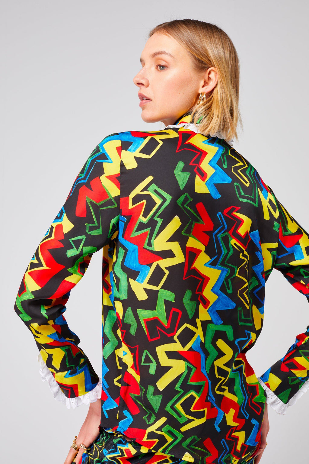 Dori shirt in Electric print Tops Heimstone