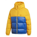 Adidas Originals Down Regen Hooded Blocked Puffer Down Jacket - Blue - Men - Adidas - The Bradery