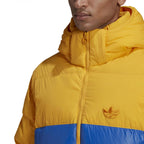 Adidas Originals Down Regen Hooded Blocked Puffer Down Jacket - Blue - Men - Adidas - The Bradery