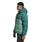 Doudoune Adidas Originals Down Regen Hooded Blocked Puffer - Vert - Homme VETEMENT Adidas