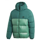 Doudoune Adidas Originals Down Regen Hooded Blocked Puffer - Vert - Homme VETEMENT Adidas