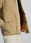 Camel Technical Cotton Down Jacket - Camel - - - Removable Sleeves De Fursac - The Bradery