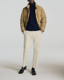 Camel Technical Cotton Down Jacket - Camel - - - Removable Sleeves De Fursac - The Bradery