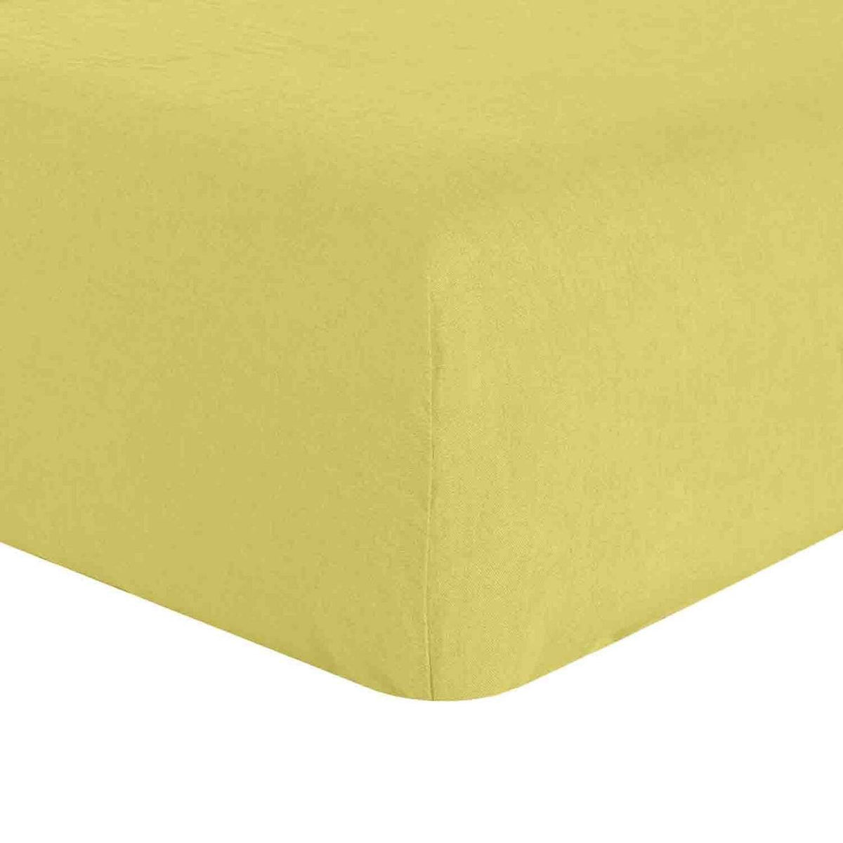 Drap Housse 100% Lin Lavé 160G Poire - Baton Rouge - The Bradery