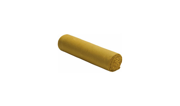 Hoeslaken 100% gewassen linnen currygeel - Baton Rouge - The Bradery