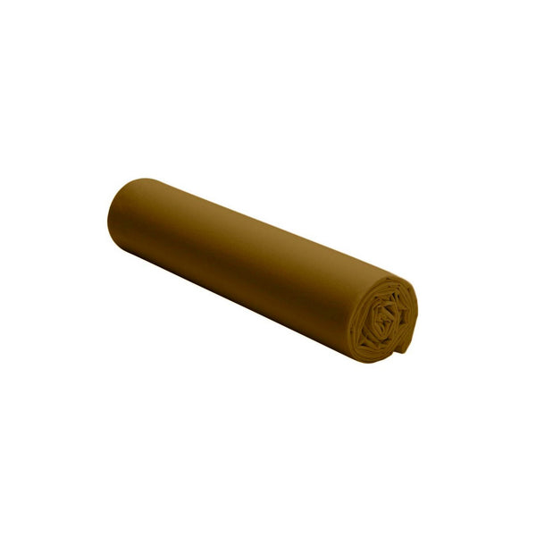 Hoeslaken 100% gewassen linnen Mokka - Baton Rouge - The Bradery