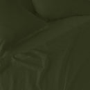Basic Fitted Sheet - Olive Green WHITE FITTED SHEETS