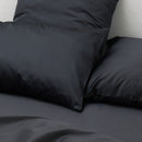 Fitted Sheet Satin Cotton - Graphite - MOST - The Bradery