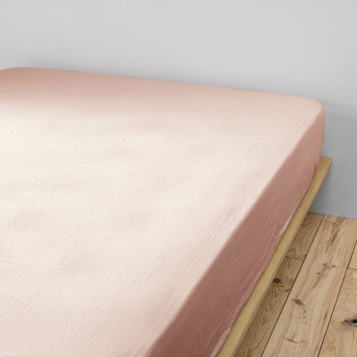 Fitted Sheet Cotton Gauze Gaia Marshmallow - L'Effet Papillon - The Bradery
