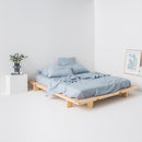 Linen Flat Sheet - Glacier - MOST - The Bradery