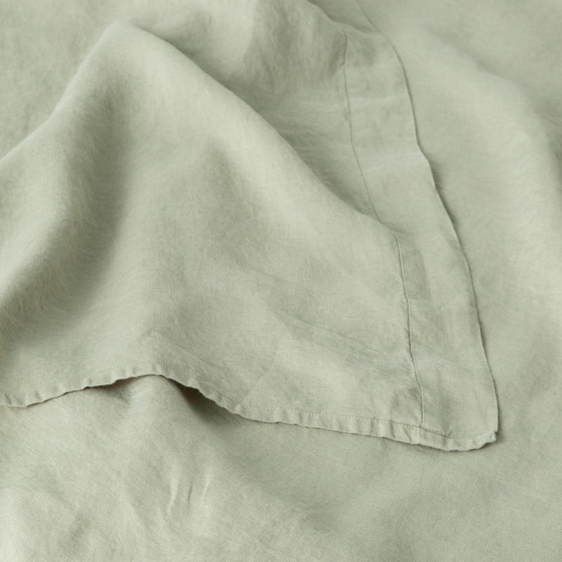 Linen Flat Sheet - Sage - MOST - The Bradery