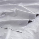 Flat sheet in pebble washed cotton percale Flat sheet Most