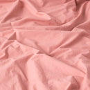 Flat Sheet In Washed Cotton Percale - Vieux Rose - MOST - The Bradery