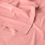 Drap Plat En Percale De Coton Lavé - Vieux Rose - MOST - The Bradery