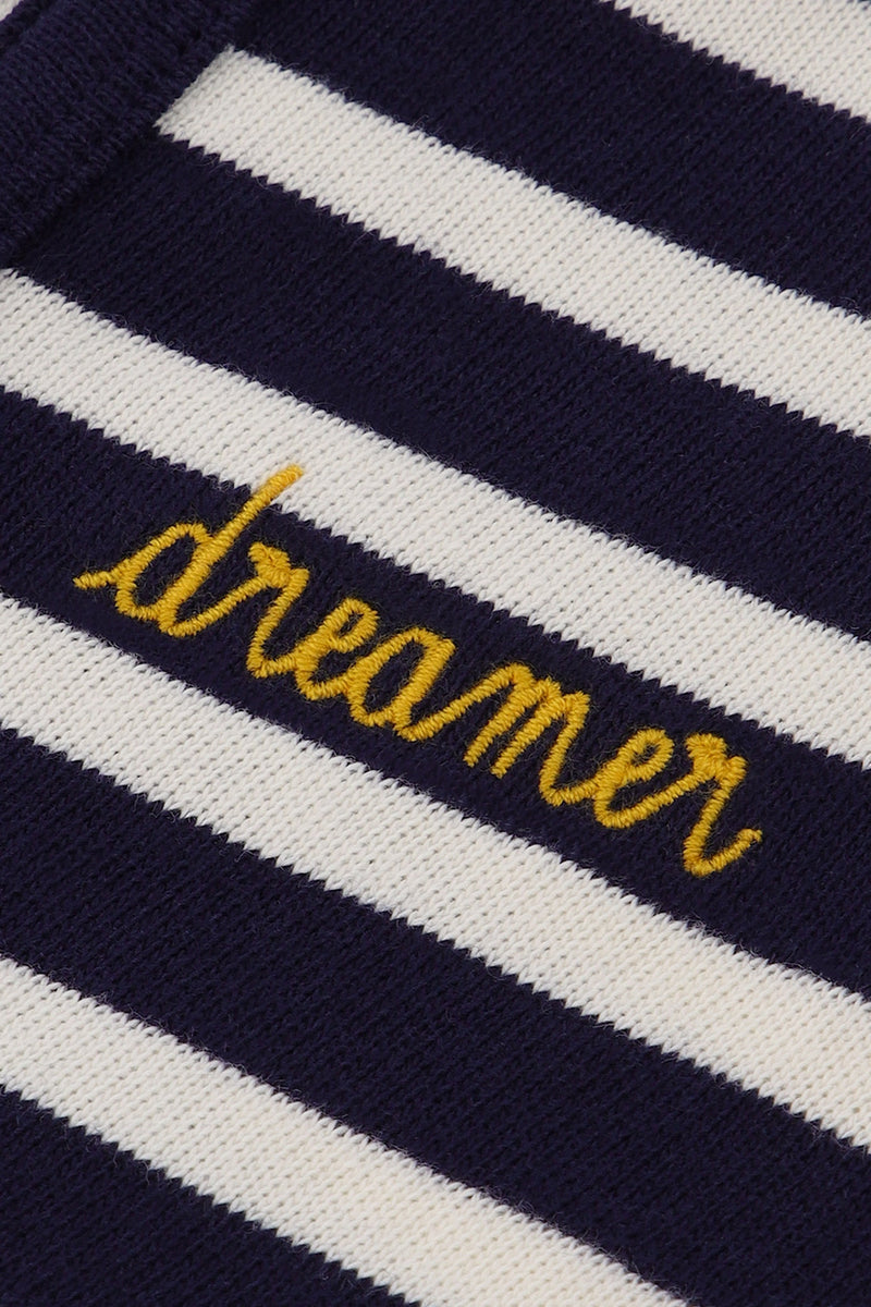 "dreamer" morisot pajamas#color_navy-ivory