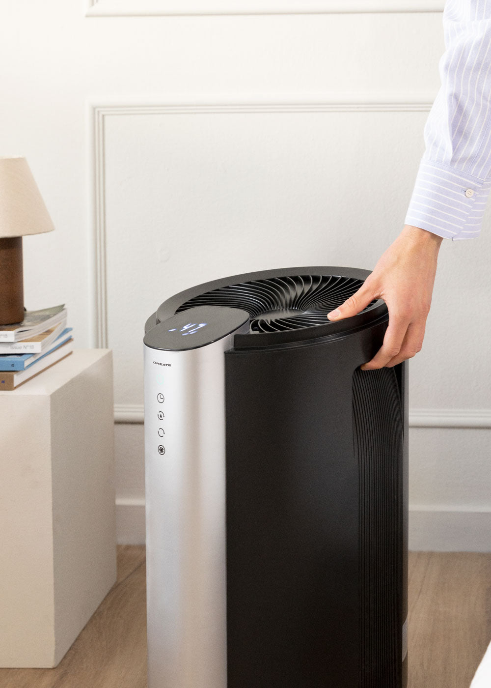 Dryplus XL-Spiral - 20 L/Day Dehumidifier - 90m² - Black