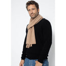 Echarpe Kelly Camel, 100% Cachemire, 2 Fils, Jersey - Accessoires - Perfect Cashmere - The Bradery
