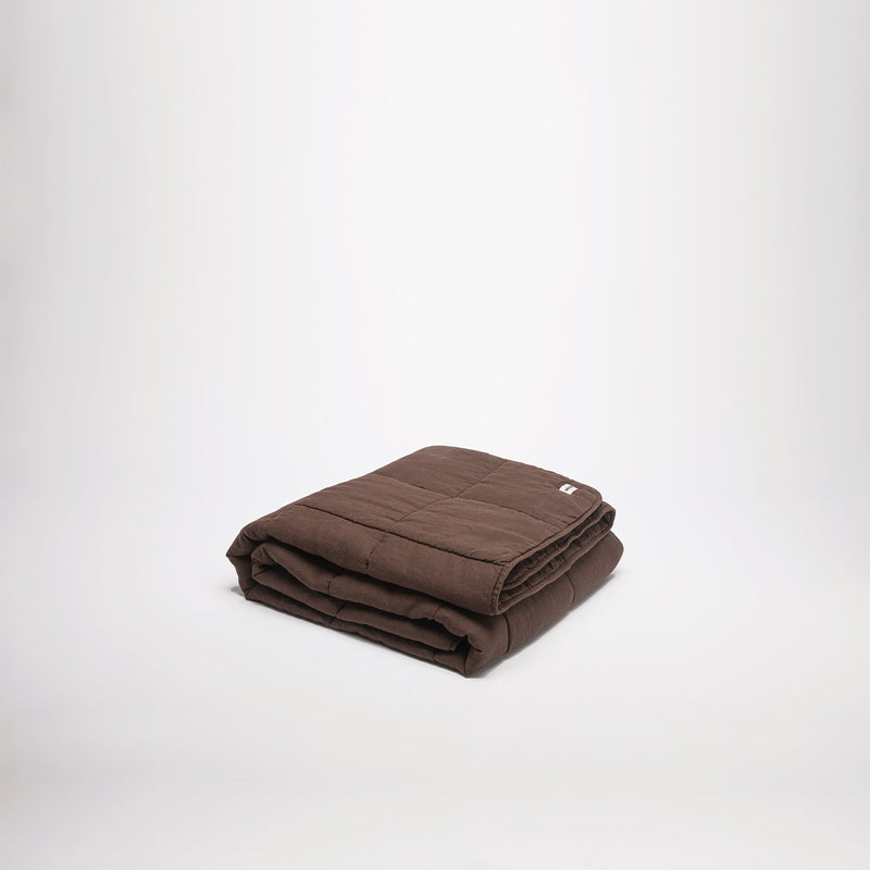 Quilt - Washed Linen - Cocoa