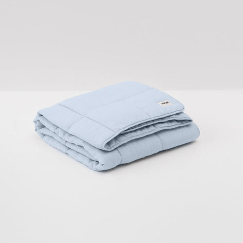 Washed Linen Quilt - Glacier - MOST - The Bradery