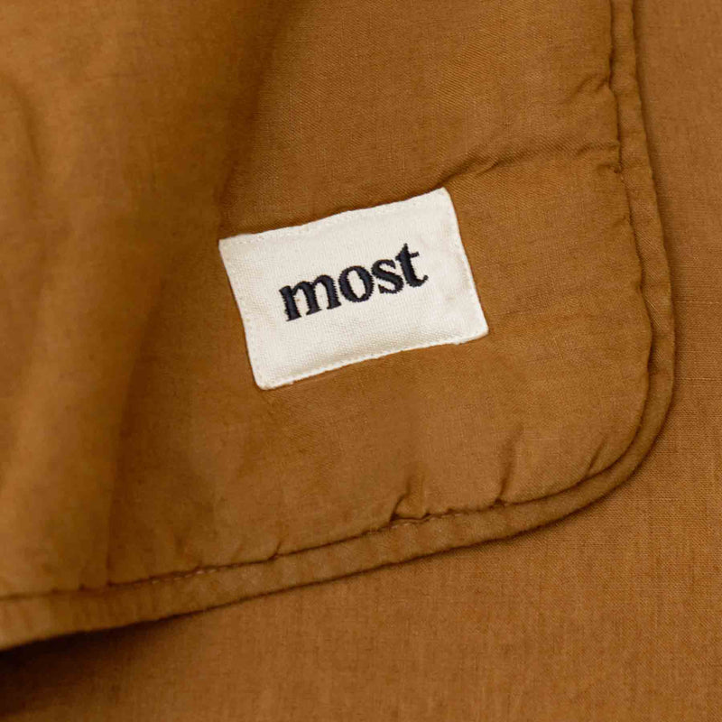 Washed Linen Quilt - Mocha - MOST2 - The Bradery