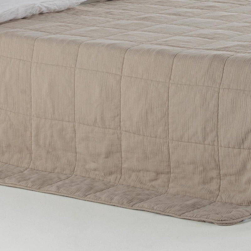 Quilt - Cotton Gauze - Sable