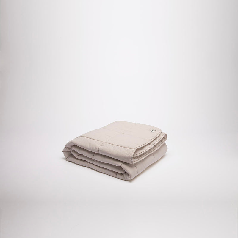 Quilt - Washed Linen - Sable