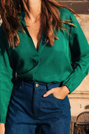 Blouse Eléonore Verte