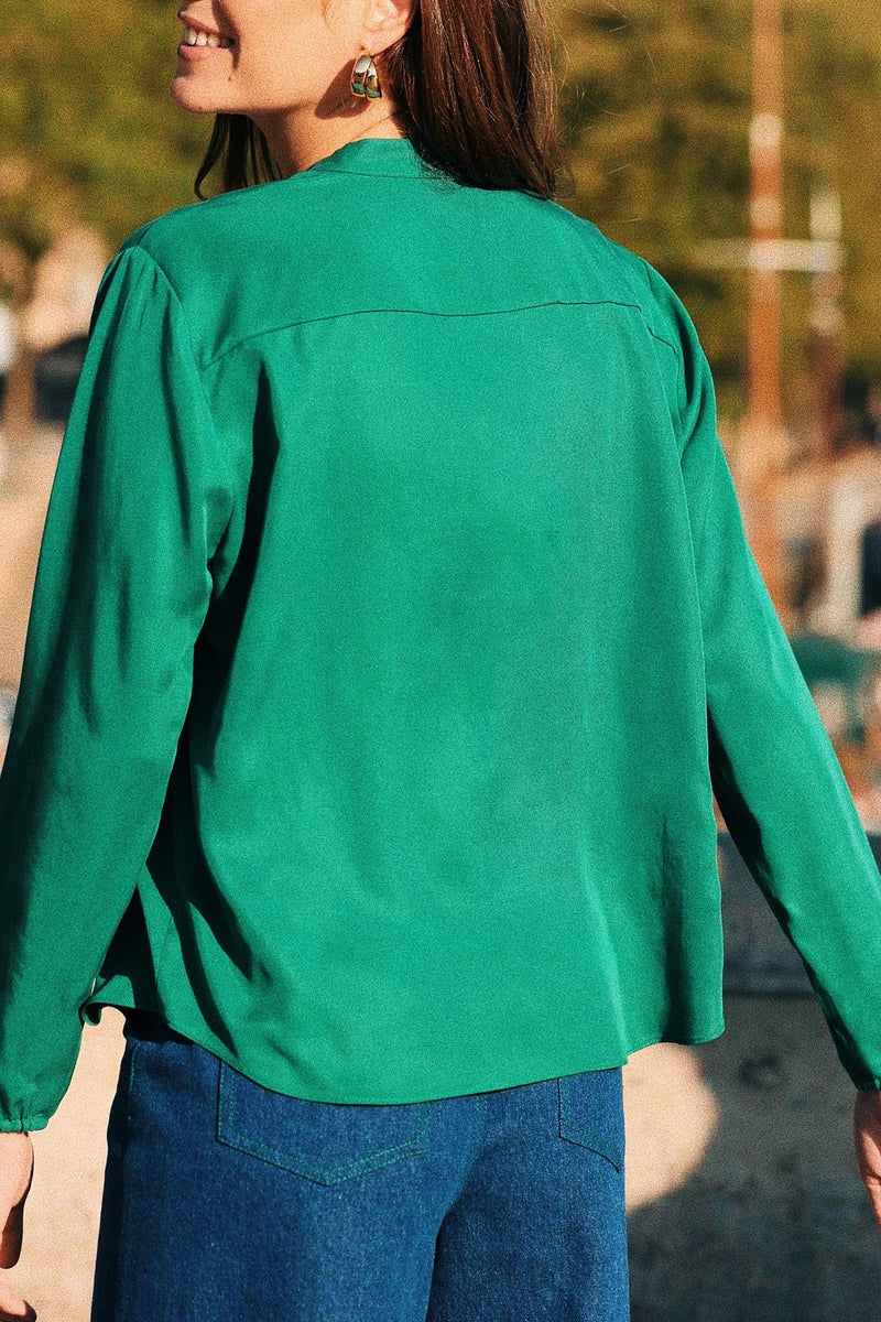 Blouse Eléonore Verte