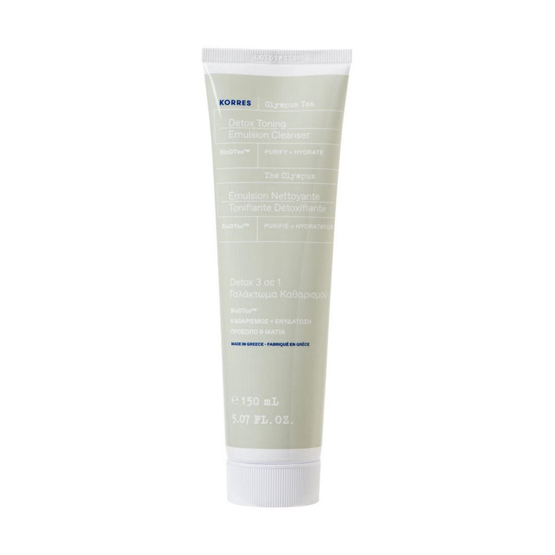 Emulsión Limpiadora 3 En 1 Rostro Y Ojos Olympus Tea 150ml - Korres - The Bradery