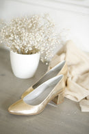 Buzios Gold pumps - Anaki - The Bradery