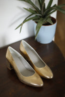 Buzios Gold pumps - Anaki - The Bradery